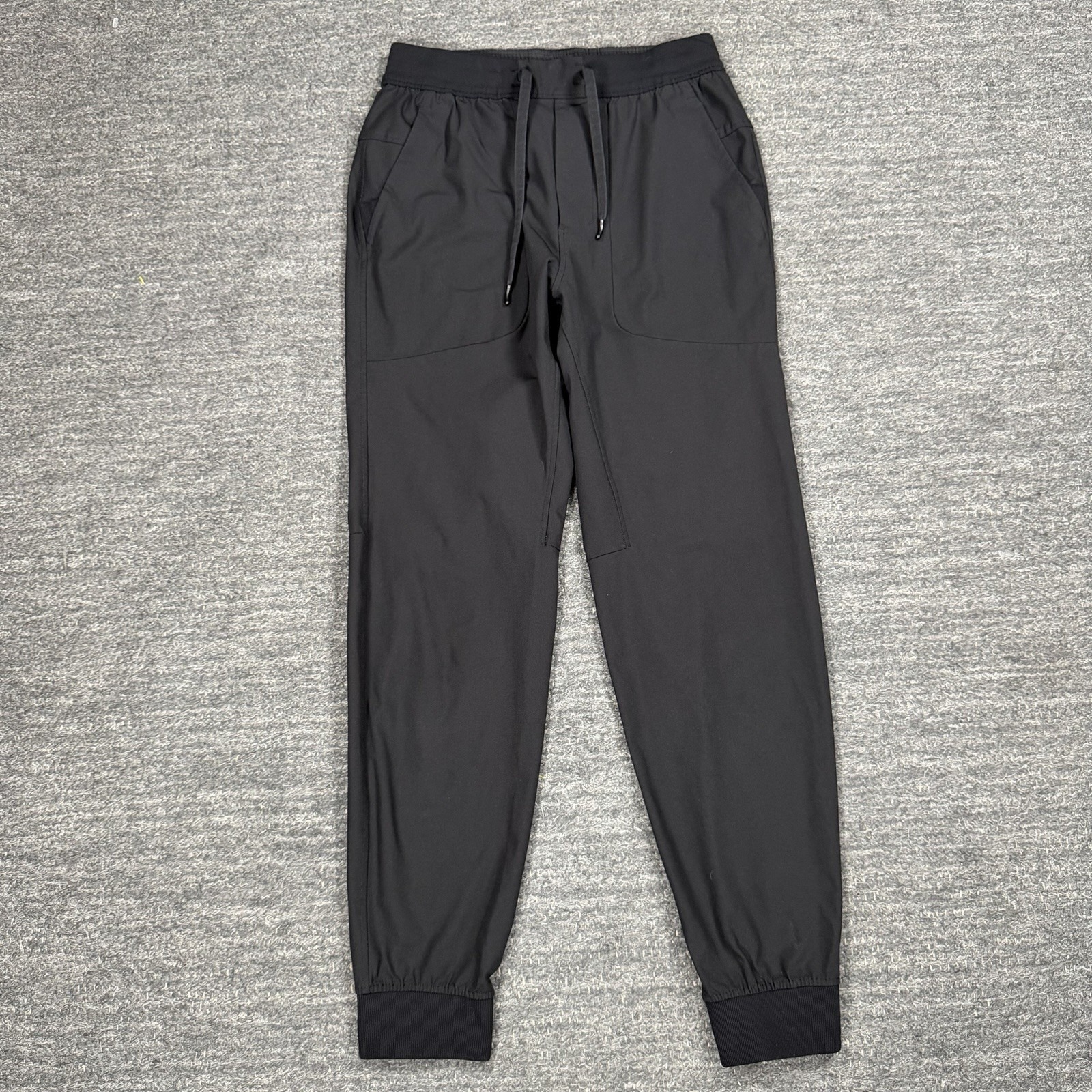 Lululemon Abc Jogger Pants Mens Small Black Warpstreme 29 Inseam Athletic Gym